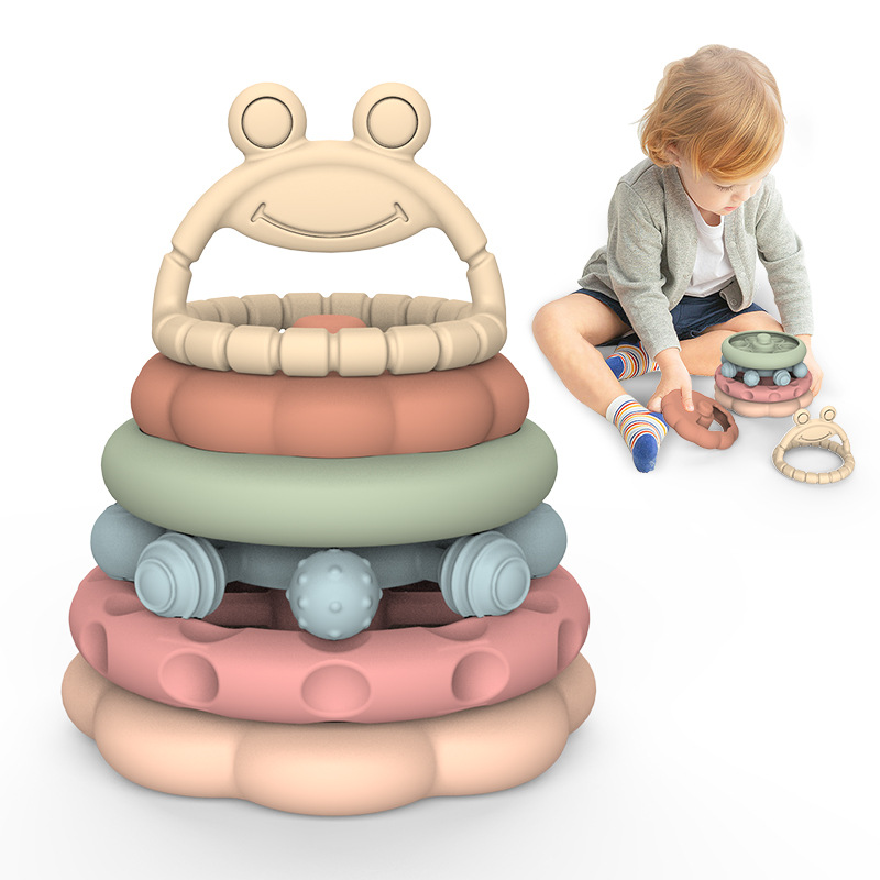 Baby Teethers - Siliconen pasgeboren baby Montessori zintuiglijke educatieve
