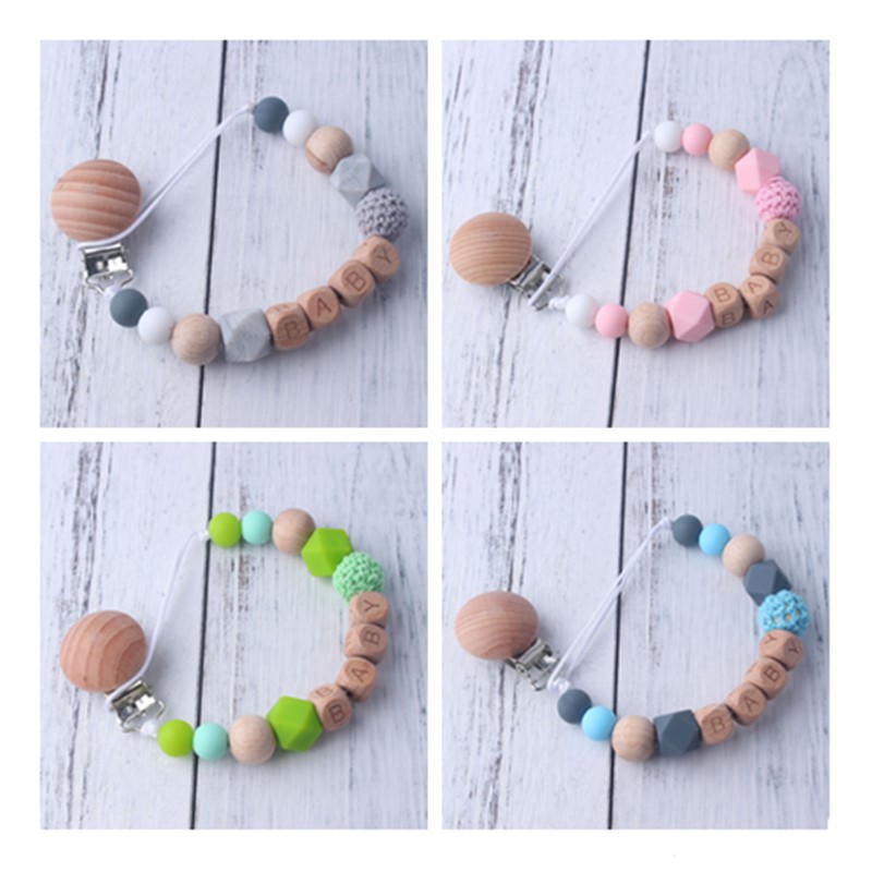 Baby Teethers - Nieuwe Baby Fopspeen Clips Gepersonaliseerde Naam