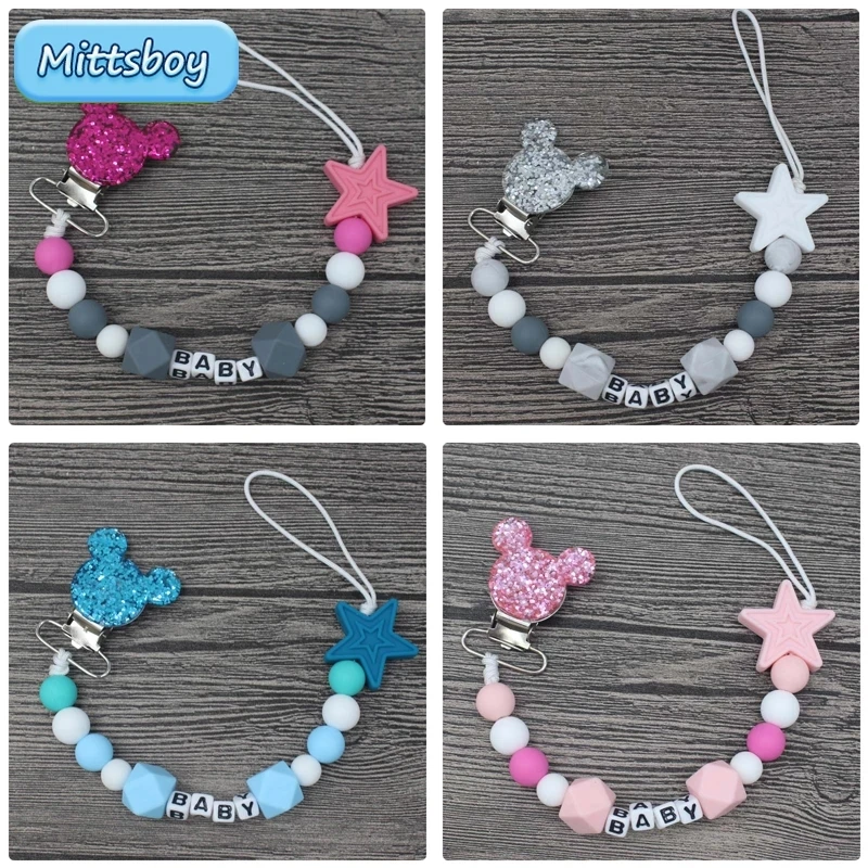 Baby Teethers - NIEUWE gepersonaliseerde naam baby bijtring armband