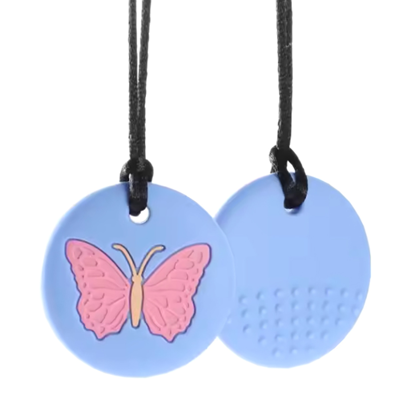 Kauwbaar ketting met vlindervo - Baby Teethers recensie en prijs